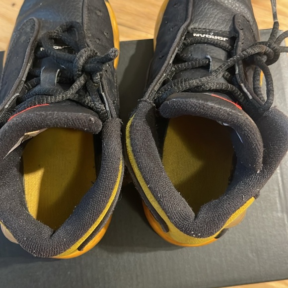 Kids Jordan 13 Retro Carmelo Anthony Class 2022 Black Gold Toddler Size 9C - Picture 7 of 11